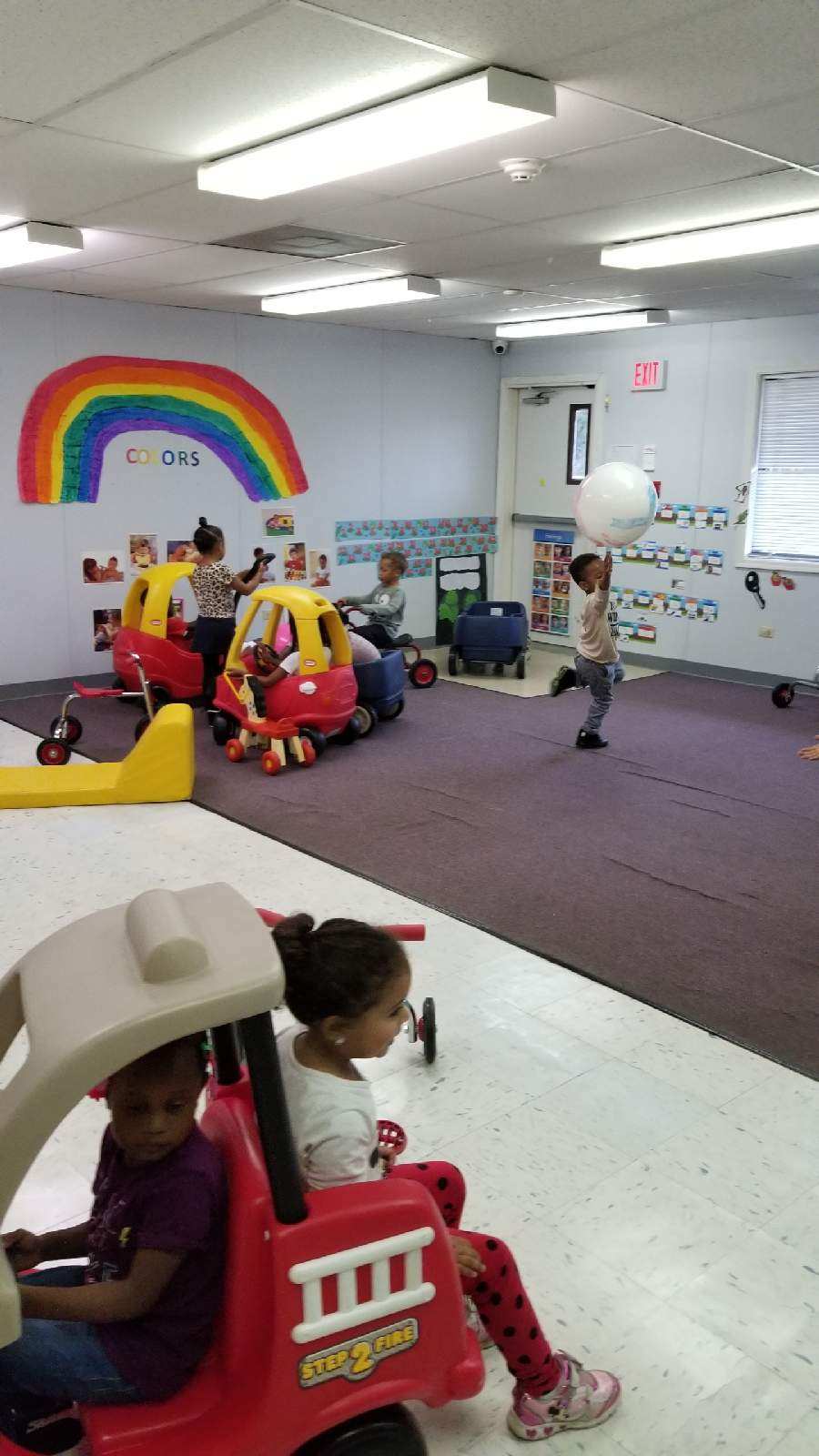 Children Playing at Southern 7's Head Start in Cairo, Illinois