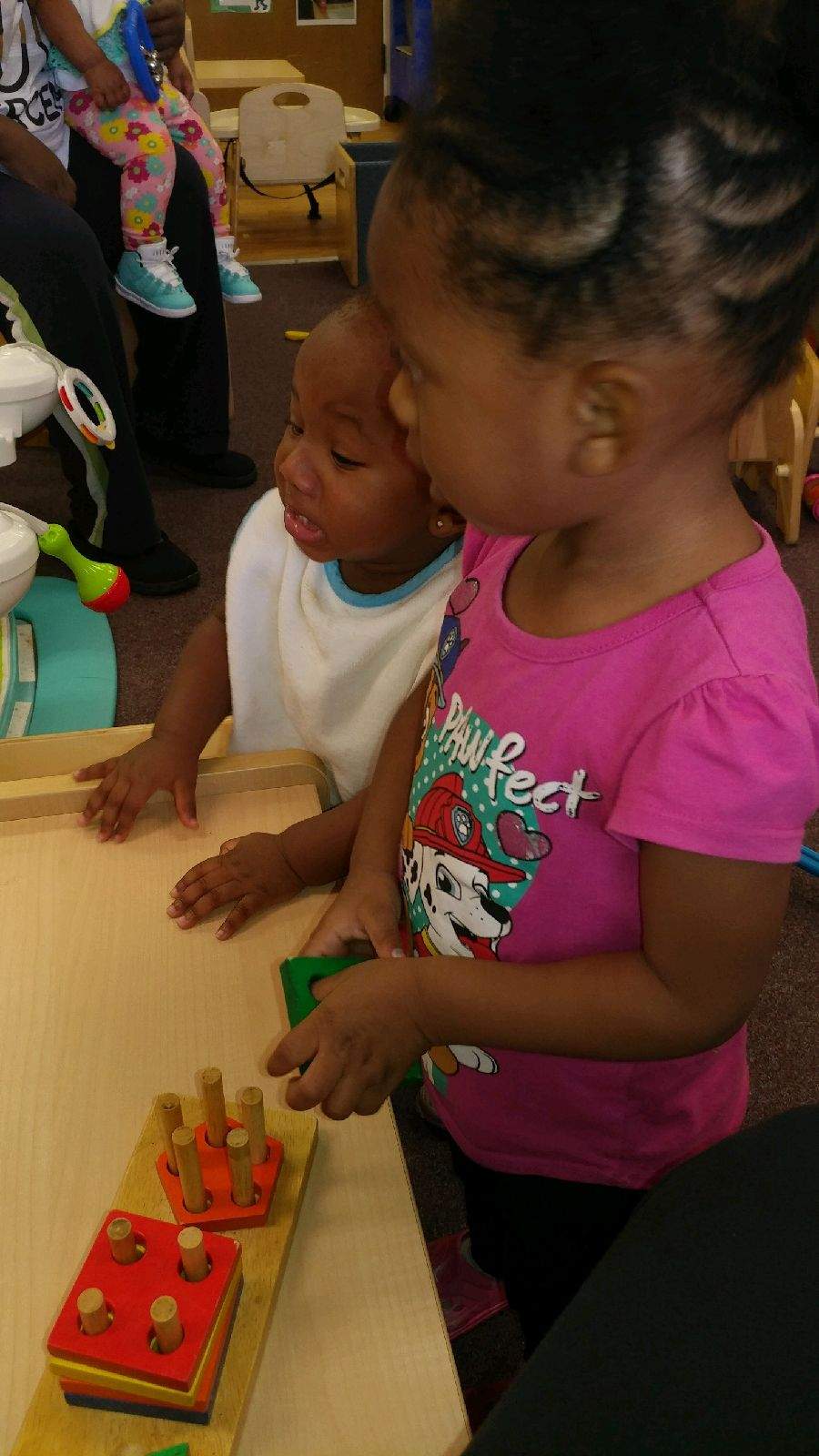 Children Playing at Southern 7's Head Start in Cairo, Illinois